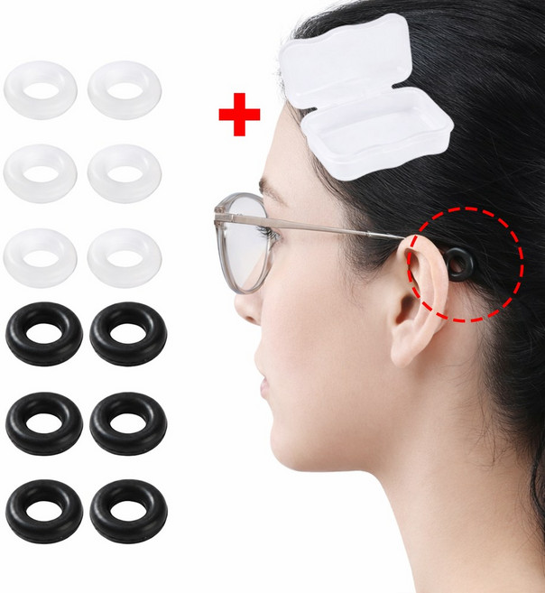 지벨 남녀공용 실리콘 안경 흘러내림 방지 귀고무 상자포함