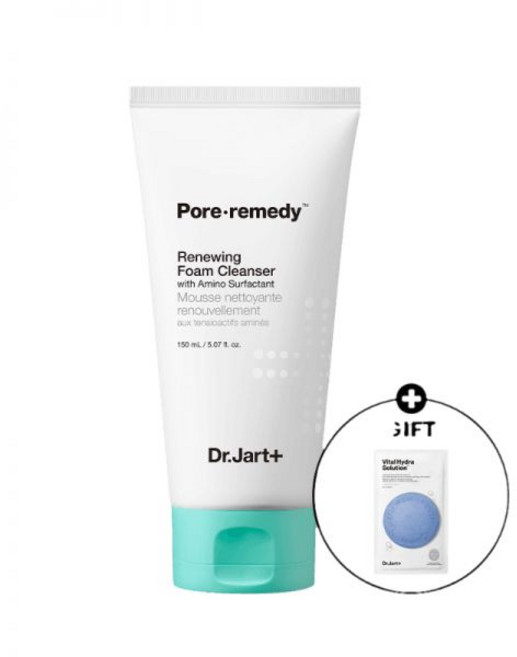닥터자르트 모공케어클렌저 포어레미디 리뉴잉 폼 클렌저 150ml +터번마스크팩1매