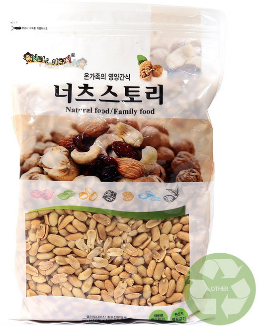 푸드올마켓_ 너츠스토리 튀김 땅콩 1kg /조미 튀긴, 1개