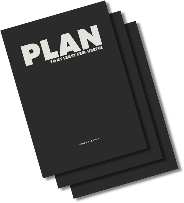 STUDIEE 욕해주는 스터디 플래너 3권 | 중간기말 벼락치기 1달 | 공부 안하는 너를 위한 플래너, 3개, 검정색 표지