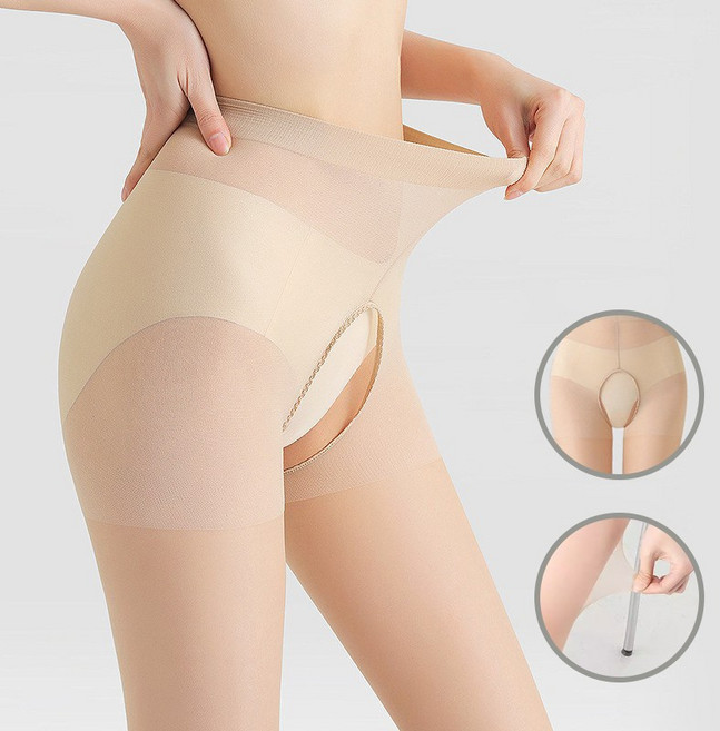 올라이이프지 여성 밑트임 골프 스타킹 사계절용 자외선 밑트 2P