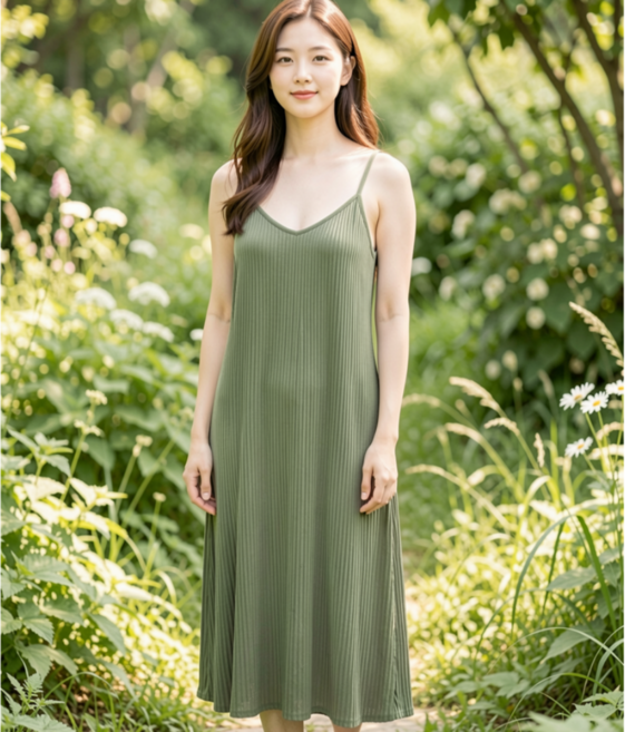 테라비브 여성 롱 원피스 여름용