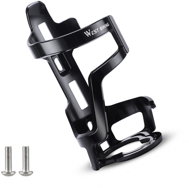 시그니처베이지 웨스트바이킹 자전거 초경량 물통 케이지 거치대 YPZ039, 블랙, 1개