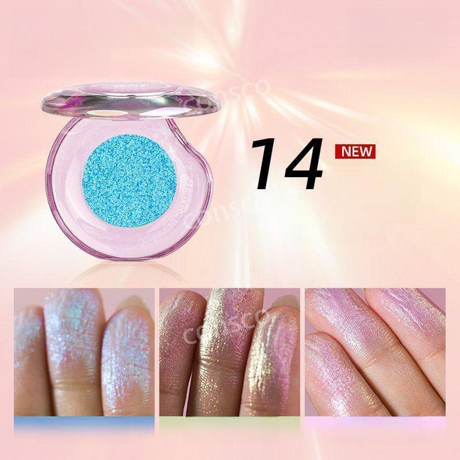 RMT 로맨틱뷰티 하이라이터 듀오크롬 멀티크롬 섀도우 겸용 미니, 7. 미니 14호, 1개