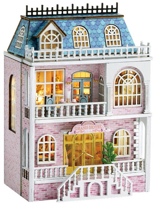 DIY 미니어처 하우스 만들기 키트, 1세트, 44. 로맨틱 캐슬