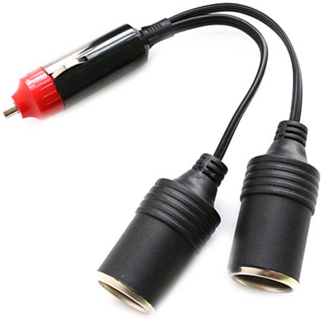 차량용 시거잭 2구 Y형 분배기 케이블 멀티 시가잭, KP114. 시거잭 Y형 분배 2구, 1개