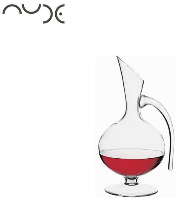 NUDE 手作水晶玻璃 圓球醒酒壺 2000cc, 1個