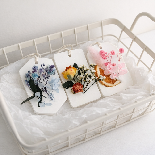 DIY 석고방향제 3개 만들기키트 드라이플라워 포함, 3개만들기, 에끌라드