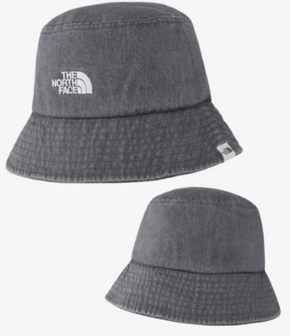 [매장판] 노스페이스 화이트라벨 모자 데일리 스탠다드 벙거지 버킷 햇 그레이 NE3H, M