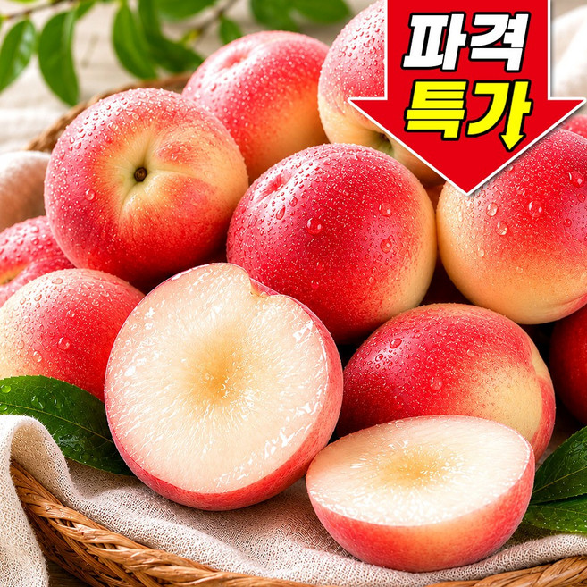 [꿀팜즈] 산지직송 프리미엄 초고당도 신비복숭아, 1박스, 중과 2kg