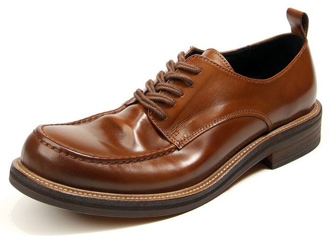 남자 말가죽 옥스퍼드화 306-3 빈티지 디스트레스드 수제화