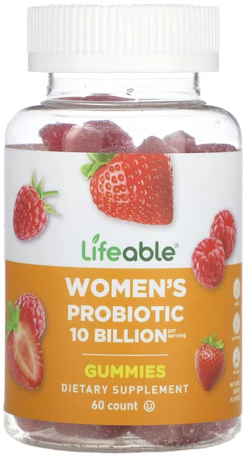 몸관리하세요 겨울입니다 Lifeable 여성용 프로바이오틱 구미젤리 베리 구미젤리 60개(구미젤리 1개당 50억 CFU) 특별관리진행, Lifeable여성용프로바이오틱구미젤리베리구미젤리60개, 1, 60 - 쿠팡