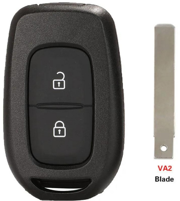 더스터 심볼 트래픽 산데로 로건 클리오 캡처 라구나 마스터 시닉 리모컨 자동차 키 쉘 케이스, 1개, 색상: 2. 2 BT VA2 Blade