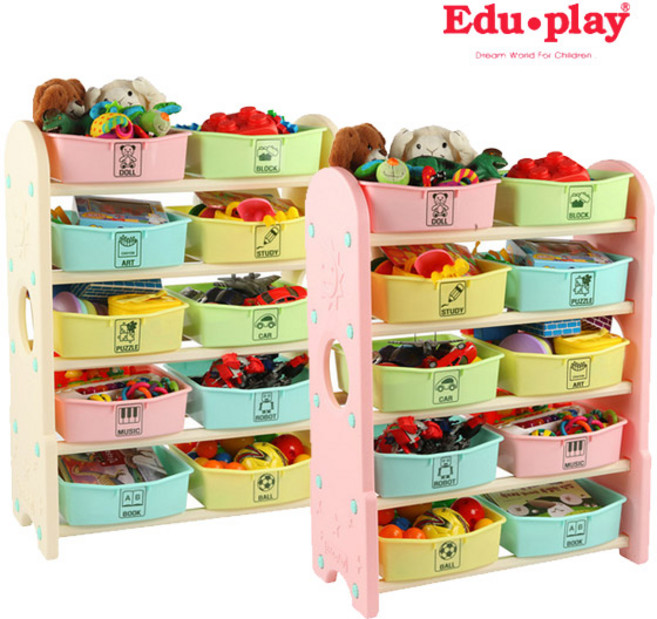 쿠쿠토이즈 펀 5단 정리함 장난감정리함