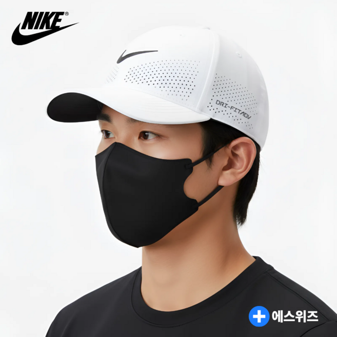 [국내백화점] 나이키 남여 골프모자 운동모자 드라이핏 큰모자 대두모자(에스위즈 발목양말), S/M, 화이트, 1개