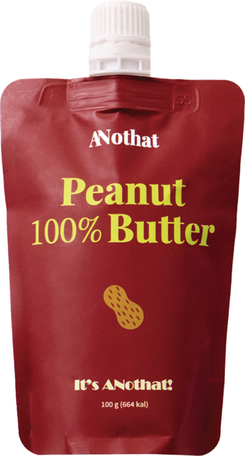 어노댓 짜먹는 땅콩버터 파우치, 1개, 100g