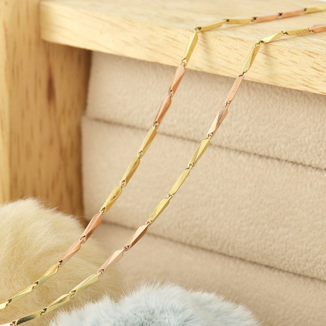 14k/18k 골드 로르다 체인 목걸이 45cm 남목걸이가능