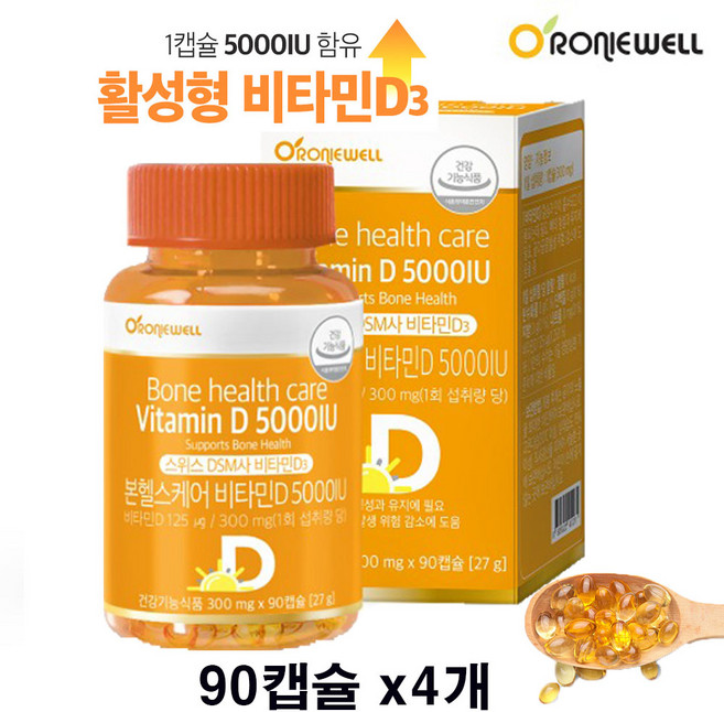 로니웰 본헬스케어, 4개, 90정