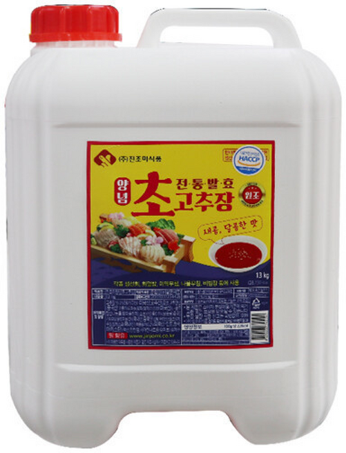 진조미 양념 초고추장 /양념초장말통, 1개, 13kg