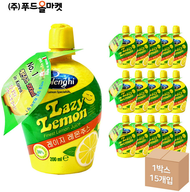 폴렌기 레이지 레몬주스 200ml, 15개