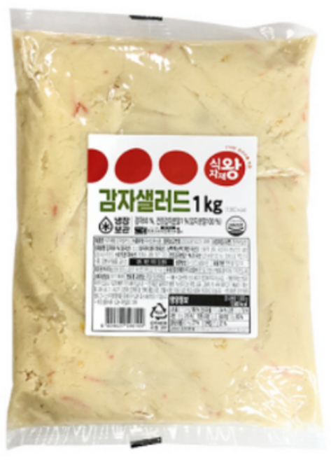 식자재왕 대용량 감자샐러드 (냉장), 1개, 1kg