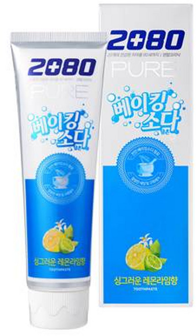 2080 베이킹소다 레몬 라임 치약 120g, 1개입, 1개