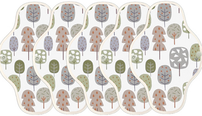 면달셋 / 퀄리티좋은 면생리대 순면엠보싱 large, 1세트, 5개입, 대형