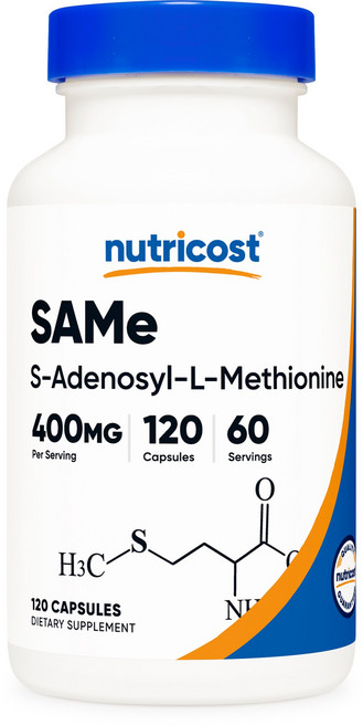 뉴트리코스트 SAM-E 400mg 무맛 캡슐, 120정, 1개