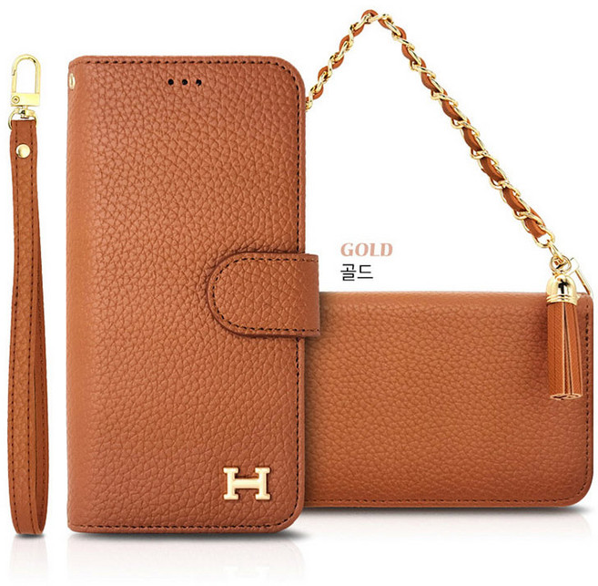 KKStory KK 멀티 지퍼 H 전기종 다이어리 카드수납 핸드폰 지갑 케이스