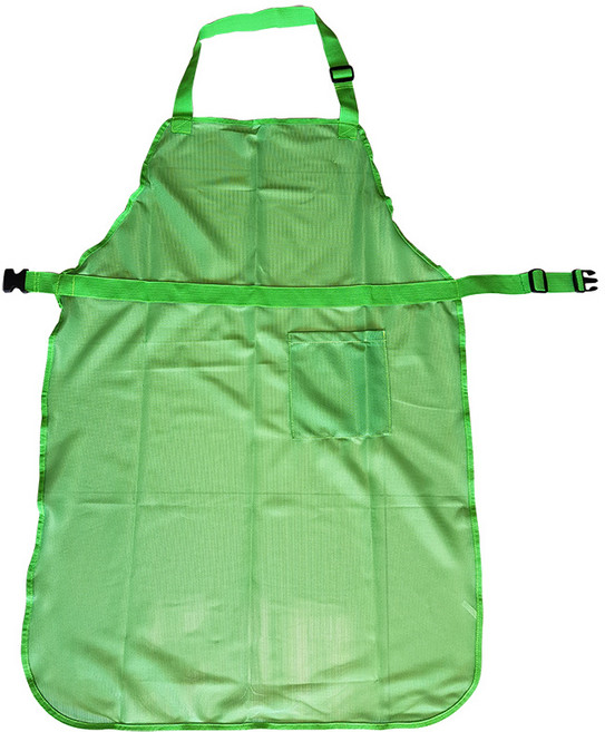 예초기 앞치마 망사형 몸통보호, 그린, 1개