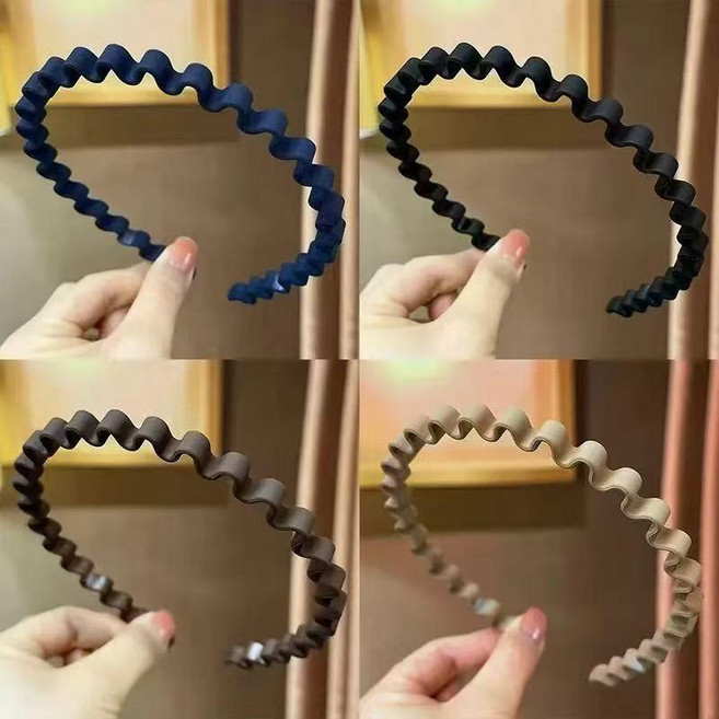 波浪髮箍 簡約塑料頭箍