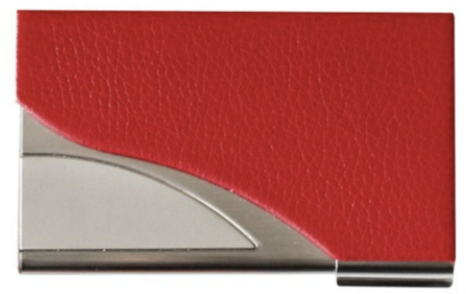 VIC 젠틀 명함 케이스 레드, 1개