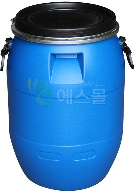 드럼통 드럼손잡이 오픈드럼 밀폐드럼 PE드럼 발효통 약품통 약품용기 화학통 원통 젓갈통 새우젓통 공드럼, 드럼(손잡이) 60L, 1개
