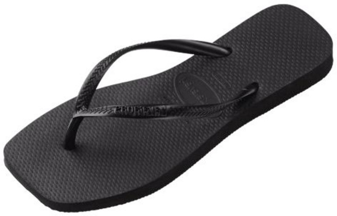 하바이아나스 슬림 스퀘어 플립플랍 쪼리 블랙 매장정품 259299