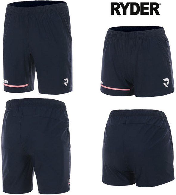라이더 반바지 배드민턴 바지 남성 여성 3부 4부 팬츠 네이비 2023RP-9