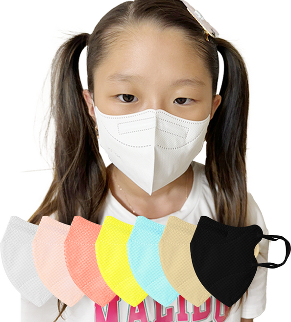 올레썸 KF94 새부리형 어린이 마스크 100매 유아용 초등학생 소형, 5매입, 20개, 화이트