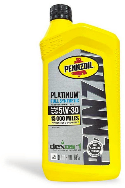 油工廠 PENNZOIL PLATINUM FULL SYNTHETIC 5W30 鉑金全合成機油 dexOS1 GM approved 946ml, 1個