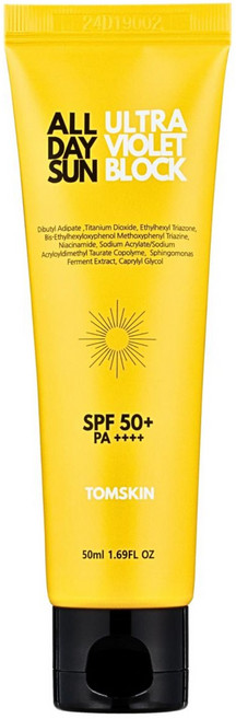 탐스킨 올데이썬 울트라 스포츠 선크림 SPF 100 (광고법상표기 SPF 50+) 50ml, 1개