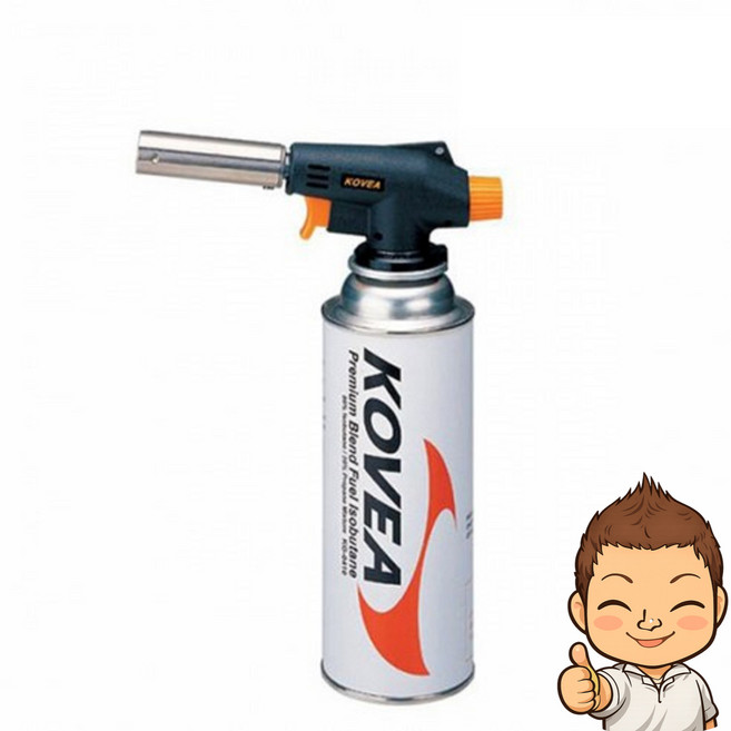 코베아 국산 토치 요리용 캠핑 자동점화 2-3 마스터 토치 KGT2211, 검정, 1개