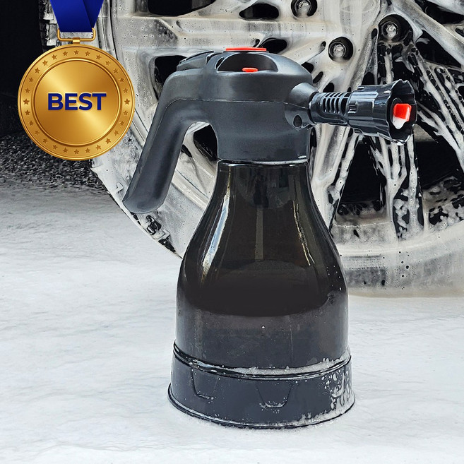 서준 전동 압축 분무기 2L 세차 스노우 폼건 충전식 자동 스프레이, 1개