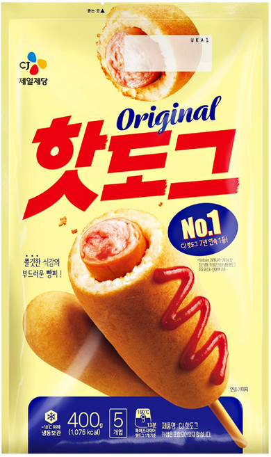CJ 고메 오리지널 핫도그 400g, 8개