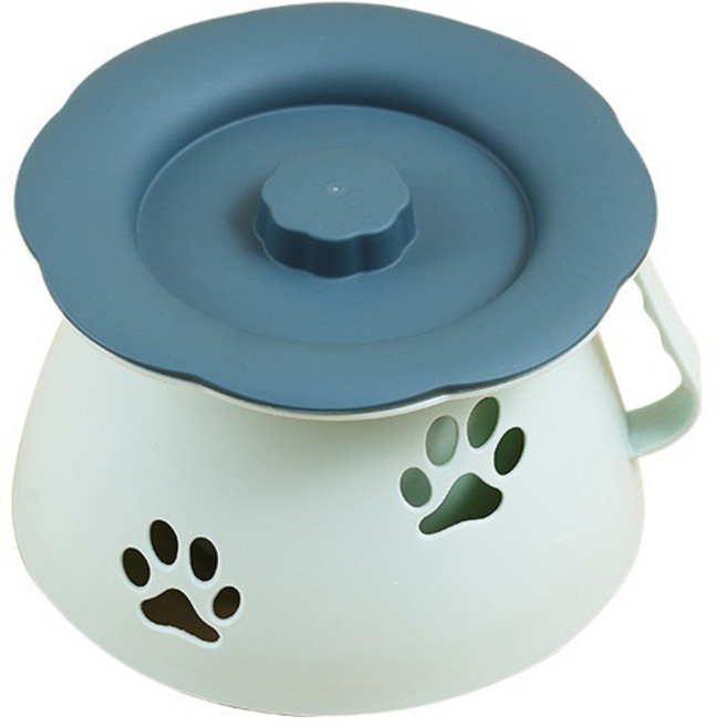 다목적 휴대용 요강 가벼운 노인 환자 캠핑 이동식 휴대용 요강 변기, 1개, 코랄블루