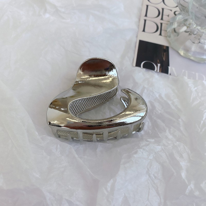 하이유니 메탈톤 퀘스천마크 미니 집게 헤어핀