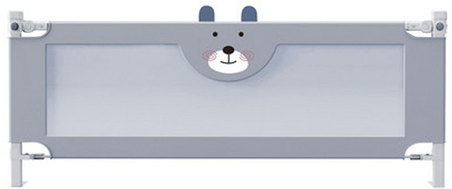 끌라로 4세대 캐릭터 슬라이딩 침대 안전가드 입체형 안전가드 3D, BS-3D150(그레이)