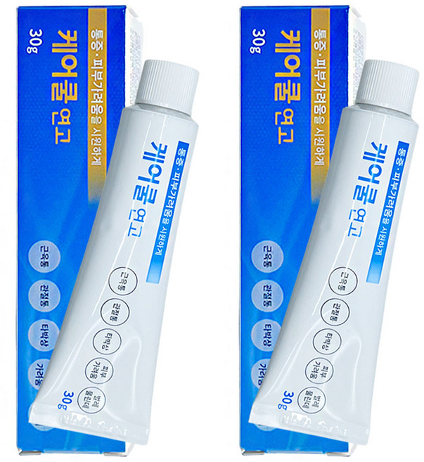 1+1 퍼슨 케어쿨 연고 30g 통증 근육통 관절통 타박상 가려움, 2개