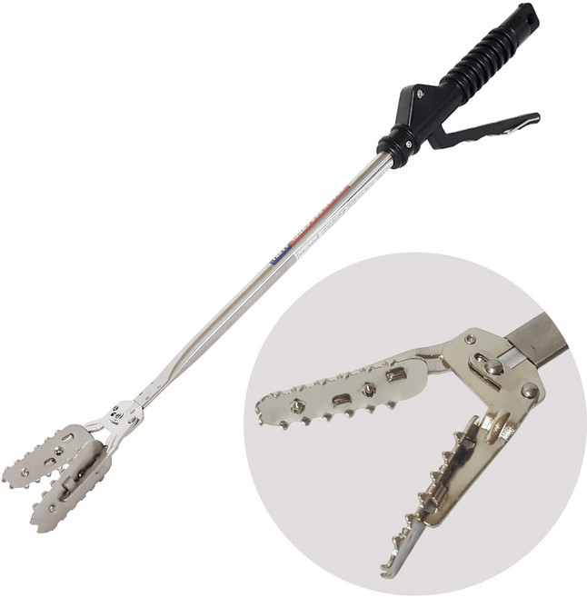 카운트다운몰 악어 다용도집게 신발 해루용 청소 휴지 쓰레기 집게, 1개, 악어다용도집게 50cm