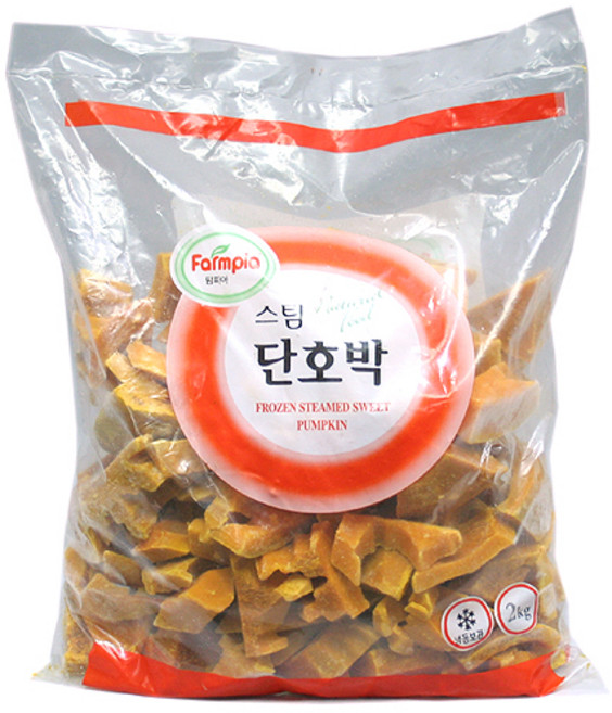 스팀 단호박 (탈피) 2kg [아이스박스 포장], 1개