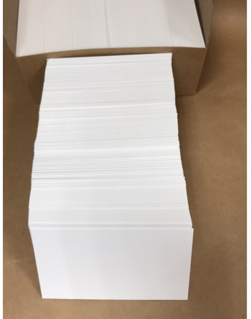 Fion 白卡 小卡 明信片 吊卡 字卡 閃卡 單字卡, 1個, 12.5x21cm-24張*