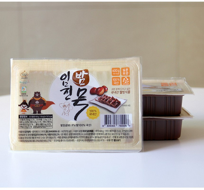 산지직송 임진밤묵 400g 밤묵/공주밤/묵사발, 1개