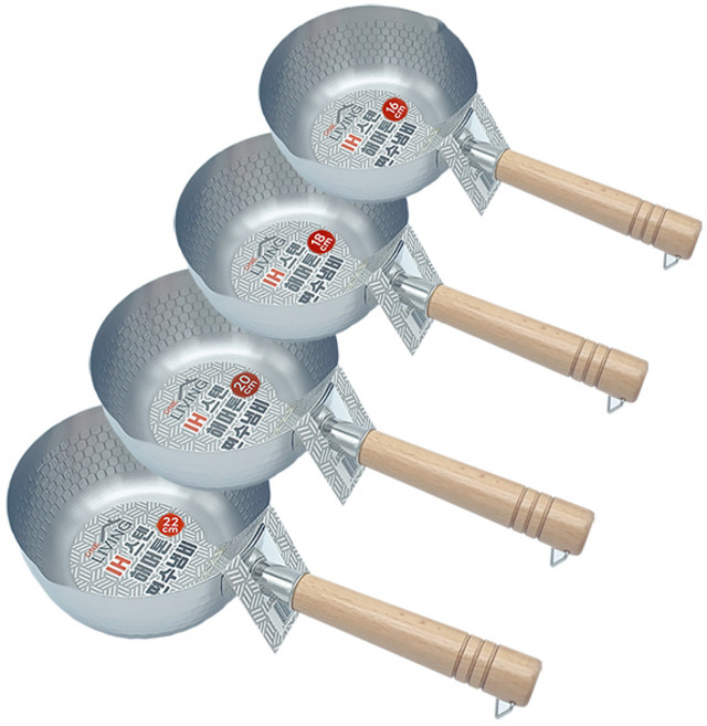 원리빙 스텐레스 해머톤 IH 편수냄비 1개 16cm 18cm 20cm 22cm 중, 20cm 1개